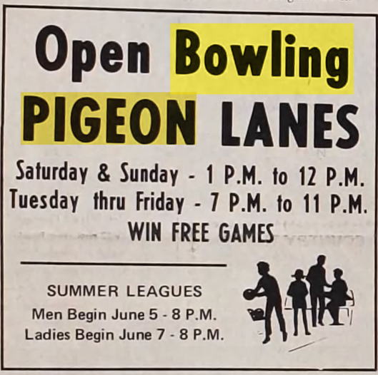 Pigeon Lanes - May 1973